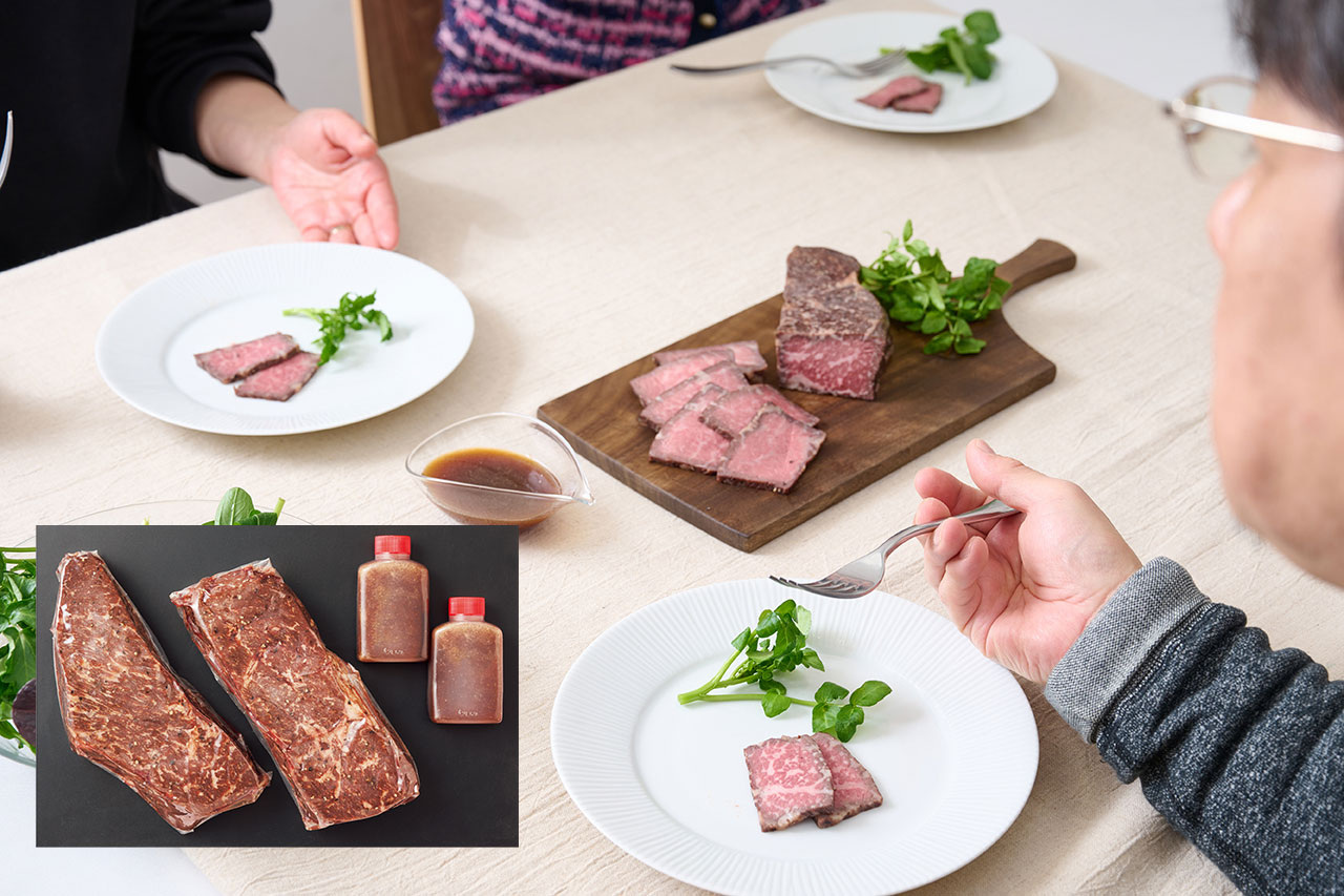 丁寧に育てられた神戸ビーフで作る、〈肉料理 樹〉のローストビーフは絶品！【試食会座談会も開催】