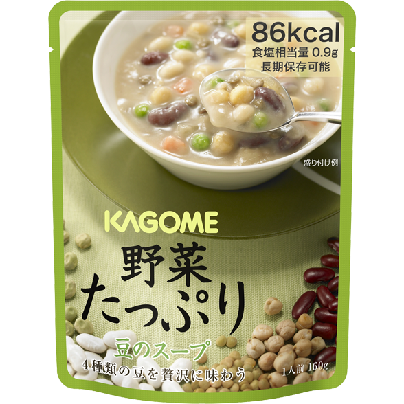 野菜たっぷりスープ 豆のスープ