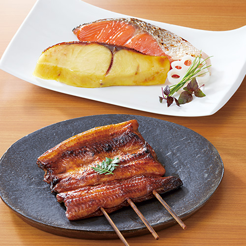 味の浜藤 国内産うなぎ蒲焼・焼魚詰合せ