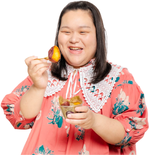 アイス芋かりん ぼる塾・田辺さん食レポ画像01