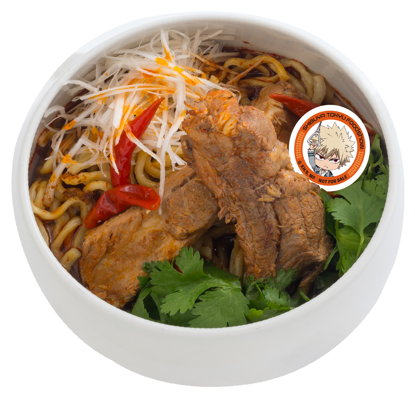 蔭山楼　辛さ爆発！！爆豪の麻辣排骨麺（マーラーパイコーメン）