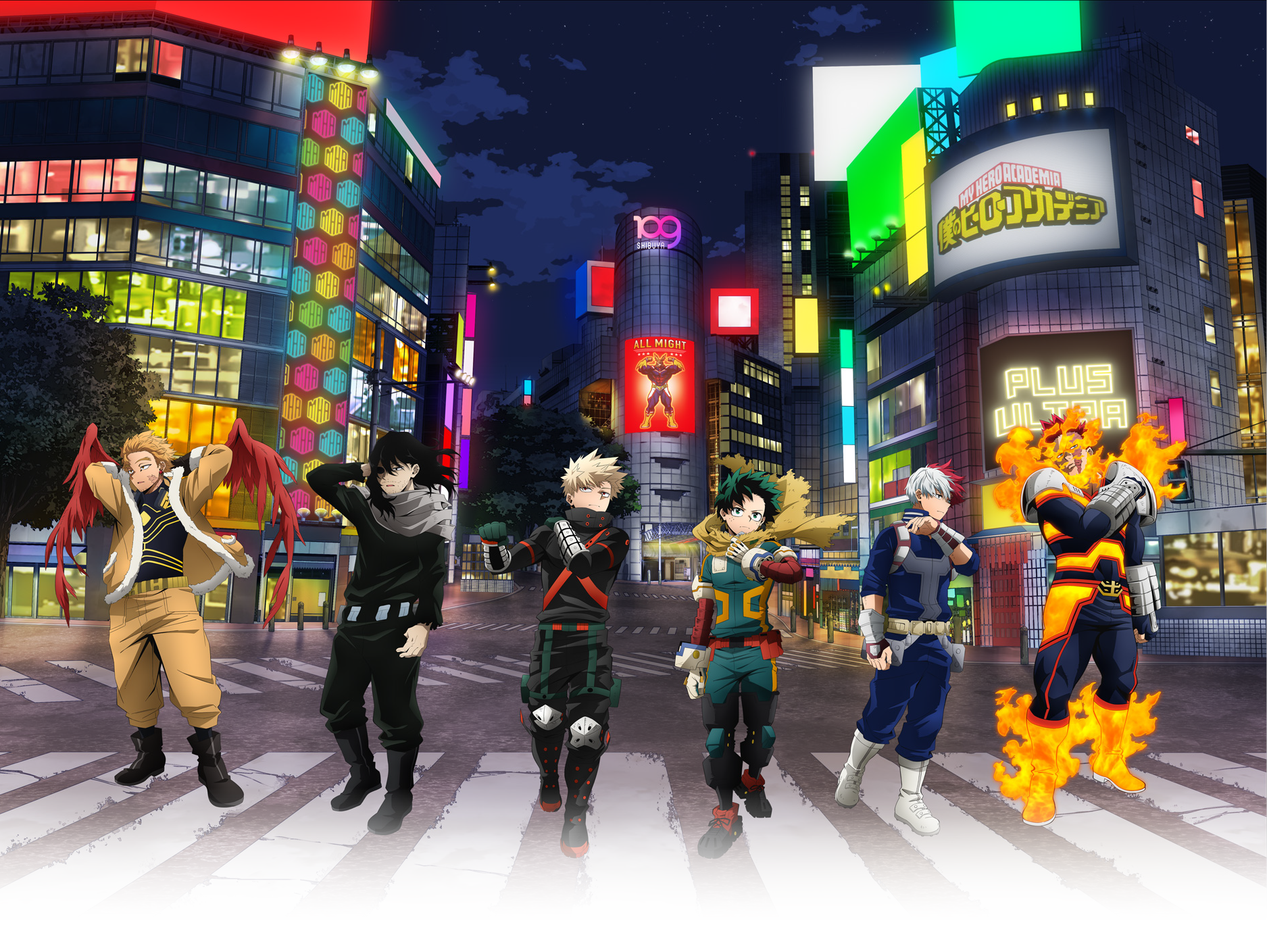 僕のヒーローアカデミア×渋谷 東急フードショー　コラボ企画のメインビジュアル