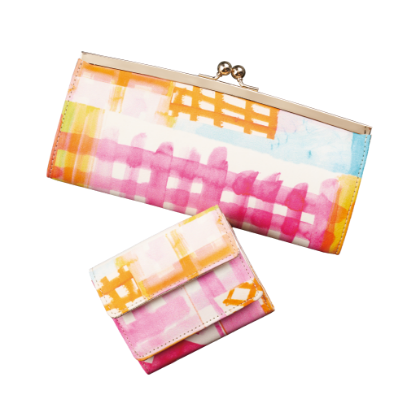〈アイアイズ〉がま口財布 三つ折り財布