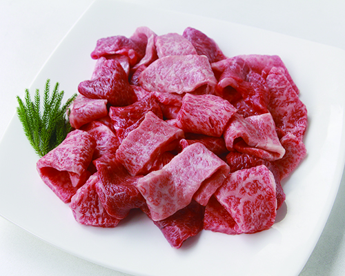 〈精肉あづま〉 山形県産手ノ子牛 焼肉切り落とし肉