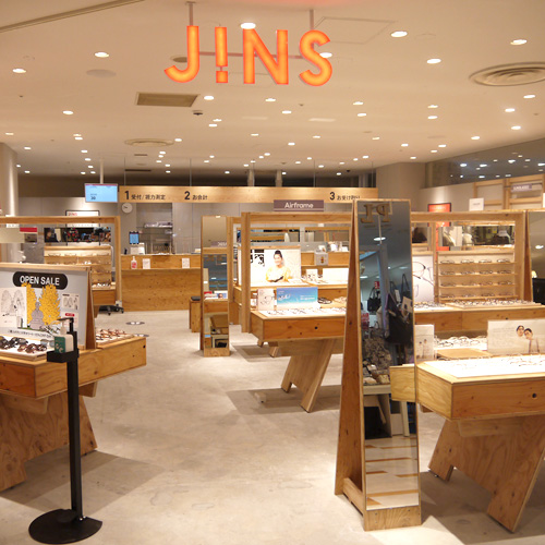 JINS(ジンズ) ｜日吉東急アベニュー｜東急百貨店公式ホームページ