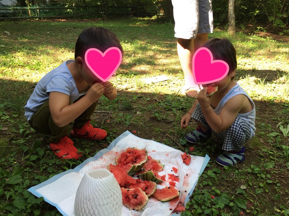 息子たちの初めての夏 ママライフを たのしく かしこく Mamaco With