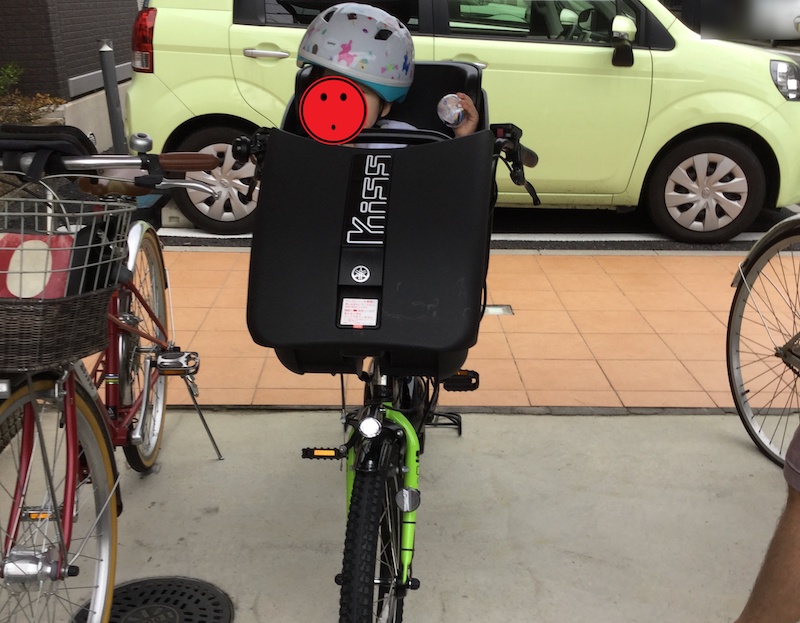 こども乗せ 自転車 ころんだ