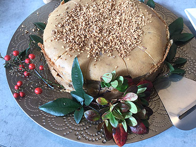 きな粉と餅粉の和風ケーキ