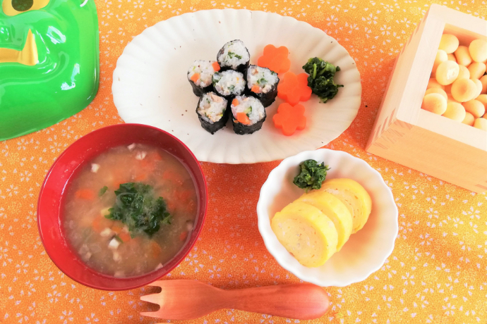 伝統食をアレンジしてオニおいしい 節分離乳食 ママライフを たのしく かしこく Mamaco With