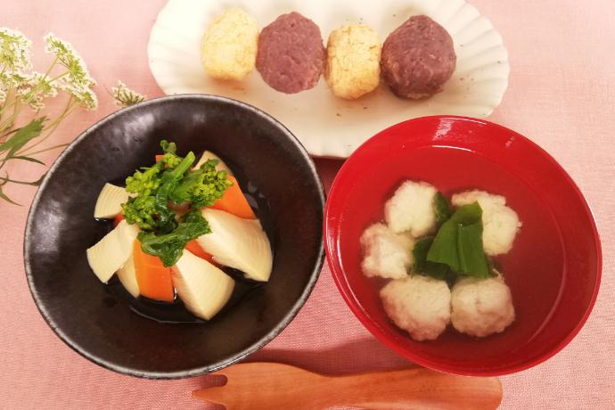 お皿の中de春満開 春分の日離乳食 ママライフを たのしく かしこく Mamaco With