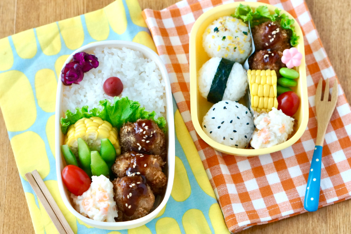豚こま肉のミニカツ弁当 ママライフを たのしく かしこく Mamaco With