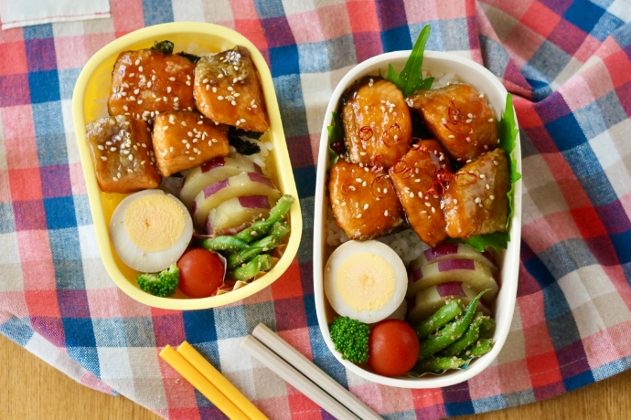 鮭の照り焼き弁当 ママライフを たのしく かしこく Mamaco With