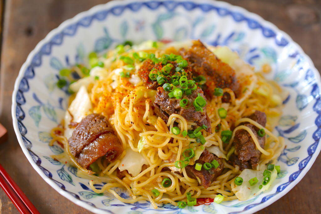「ぼっかけ焼きそば」