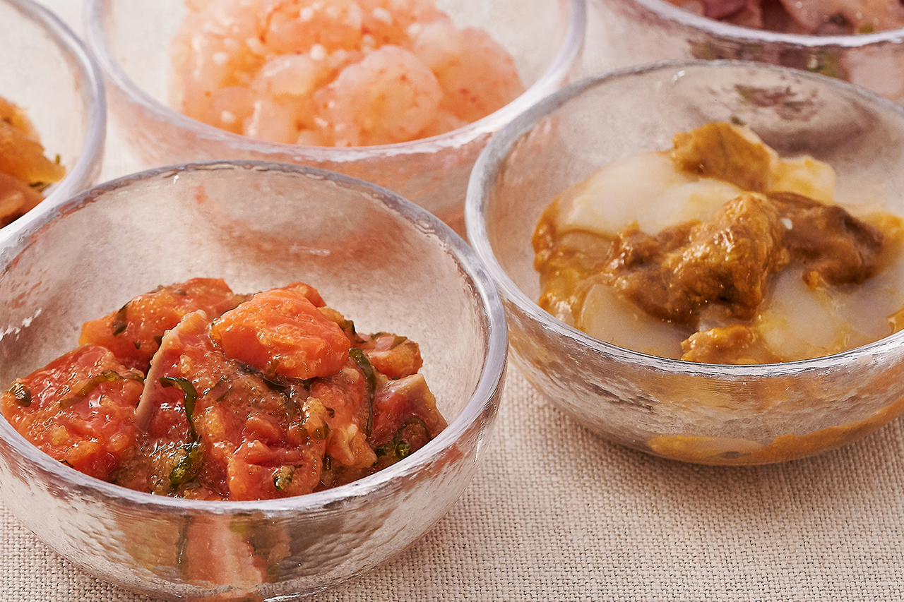 海の幸がくれる贅沢。〈MATAHACHI〉の海鮮生珍味は、ご飯もお酒も進むことうけあい！