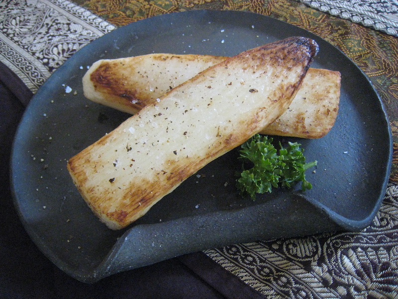 長芋のシンプル焼き
