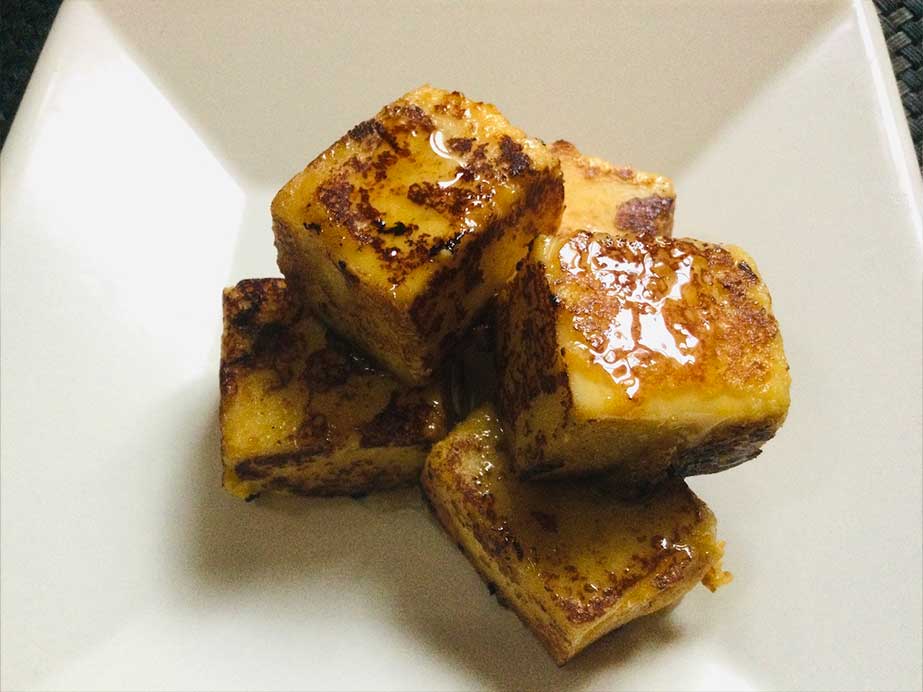 高野豆腐のふっくら柔らかフレンチトースト オレンジ風味