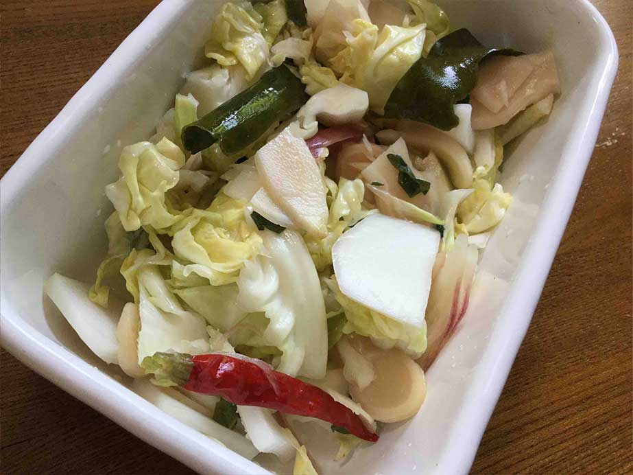 冷蔵庫の余り野菜で。浅漬けの基本