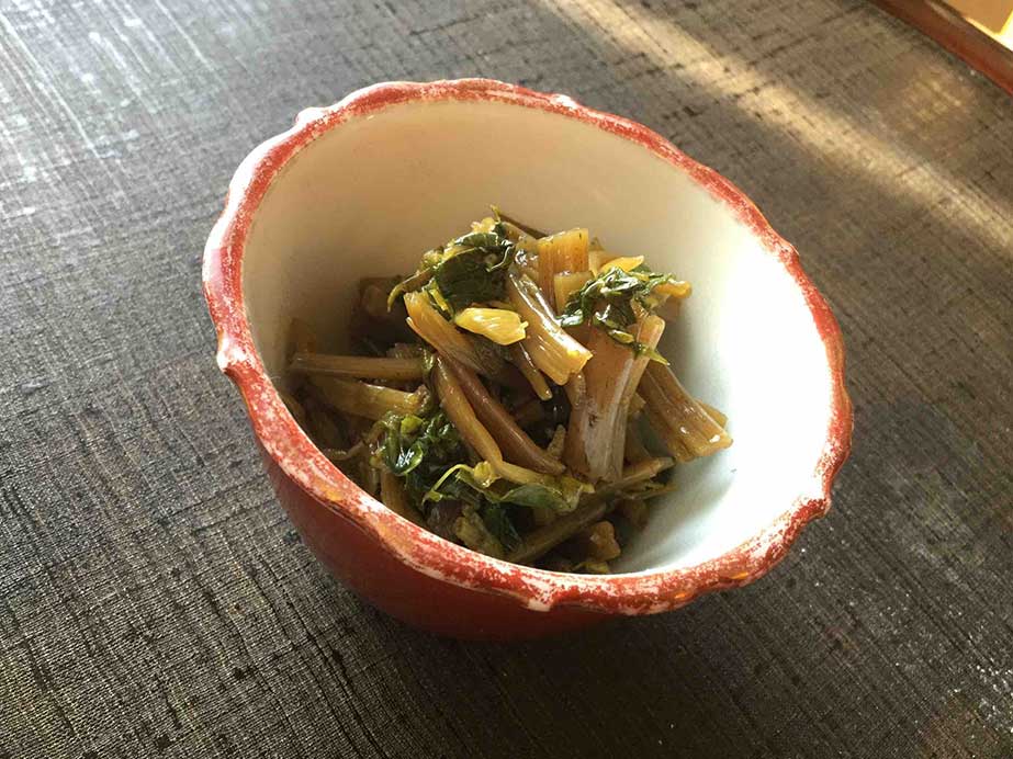 春を感じる 花わさび