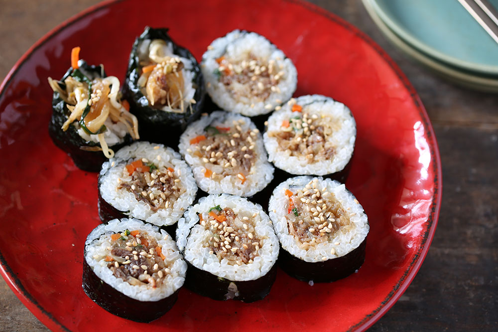 「プルコギ海苔巻き」