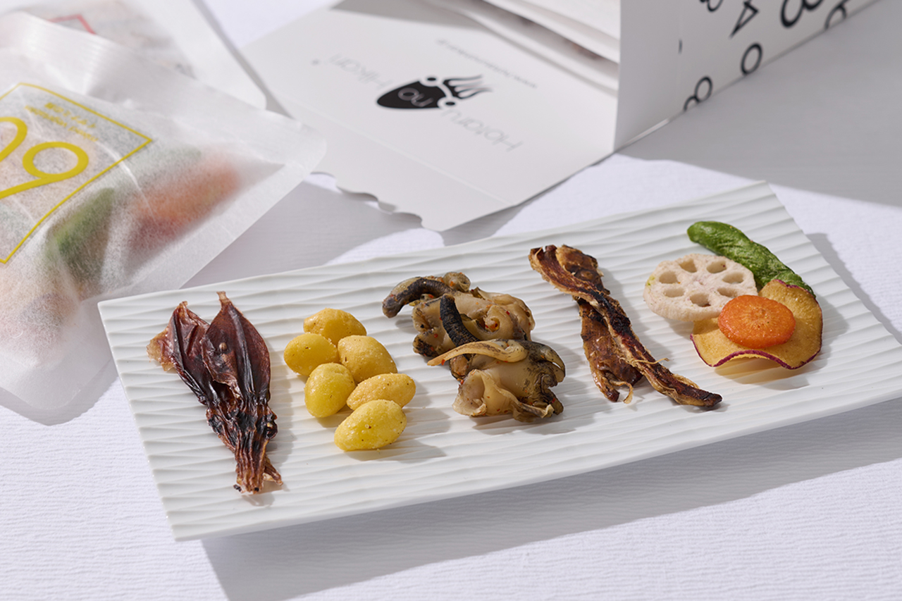 “おつまみ”だってギフトになる！ 〈ホタルノヒカリ〉のこだわり珍味5種セット 