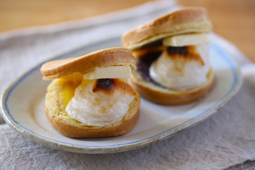 「正月の餅をアレンジ！絶品大判焼きバター」