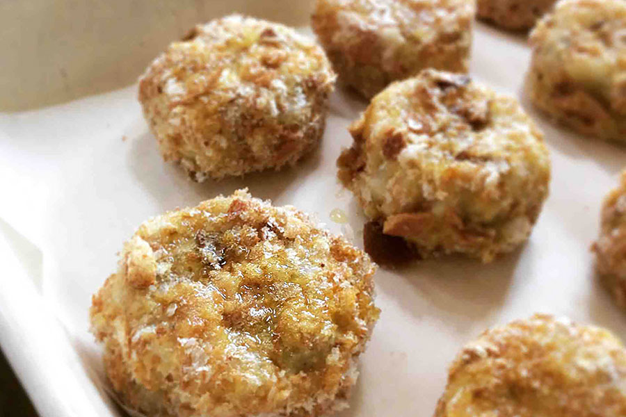 干し椎茸入りフィッシュケーク