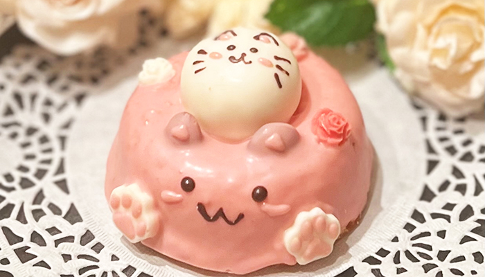 仲良し親子猫ドーナツ