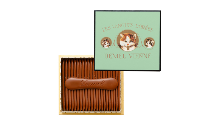 ソリッドチョコ猫ラベル ミルク