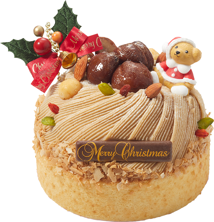 クリスマスケーキモンブラン