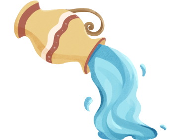 水瓶座イラスト