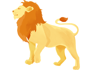 獅子座イラスト