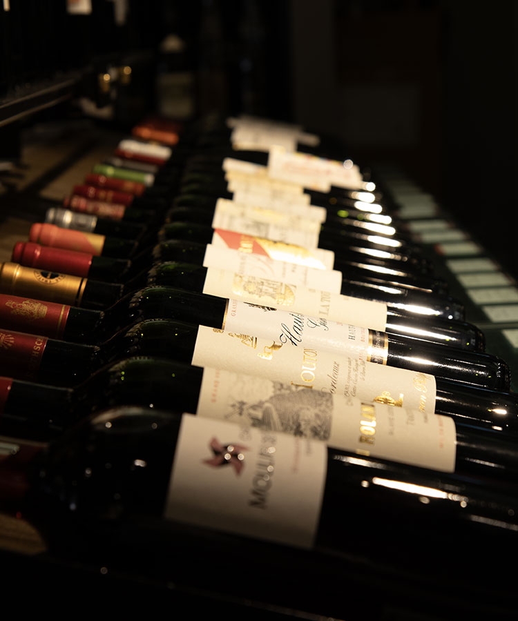 the wine