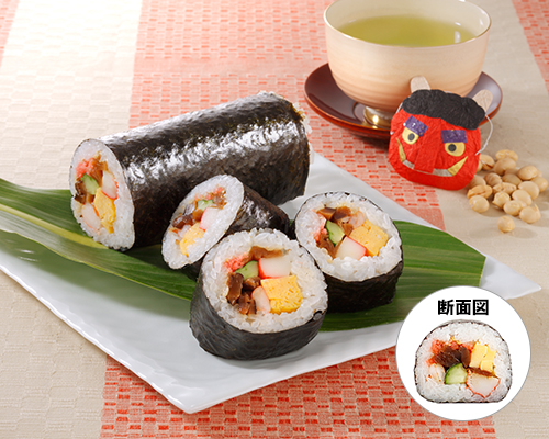 〈なだ万厨房〉 こうふく恵方巻(食べ尽くし1本)