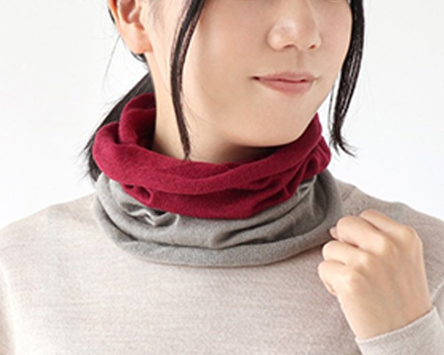 〈コレパン〉 〈絹屋〉極暖シルクネックウォーマー