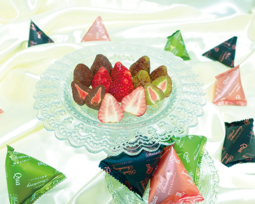 Qua（クア） ホワイト・ブラック＆抹茶ストロベリー6個入り3種セット