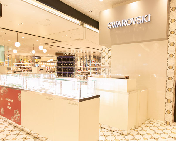 Swarovski スワロフスキー 5f 渋谷スクランブルスクエア ショップ レストラン 東急百貨店プロデュースショップ