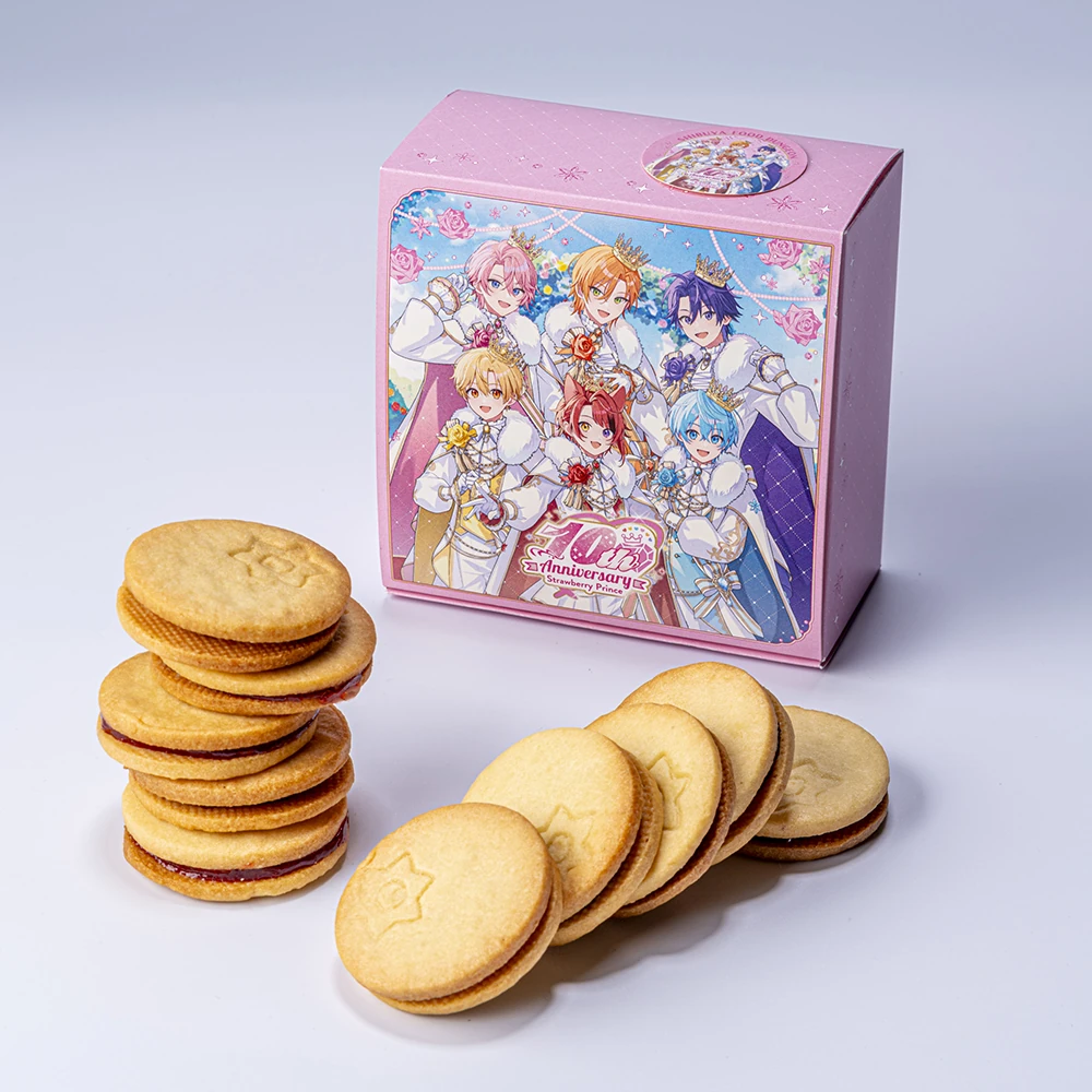 ストロベリーとブルーベリーのジャムサンドクッキー(1箱)