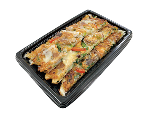 プルコギときのこのチーズチヂミ