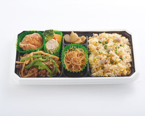 牛肉ピーマン炒飯弁当