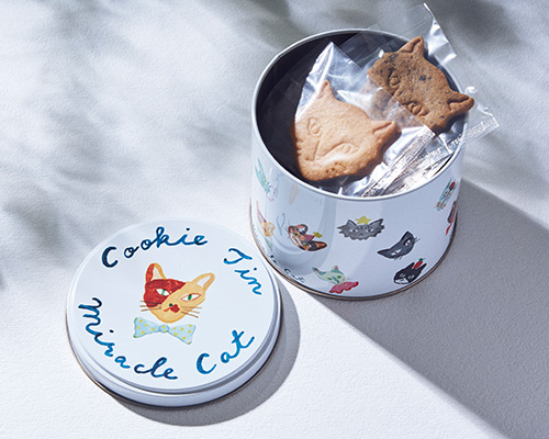 〈フェアリーケーキフェア〉 Miracle Cat Cookie Tin(神様のいたずらネコクッキー缶)