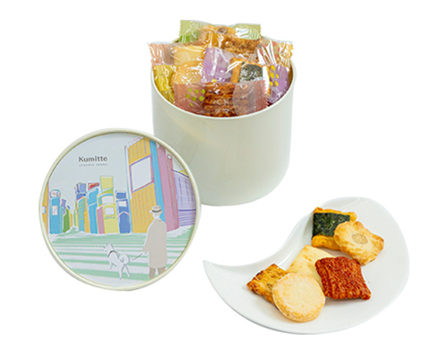 〈中央軒煎餅〉 Kumitte渋谷限定パッケージ24個入