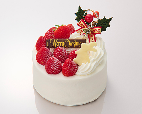 〈いちびこ〉 完熟いちごの贅沢クリスマスショートケーキ4号