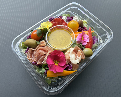 〈サラダ デリ マルゴ〉 国産生ハムローズの母の日ブーケ