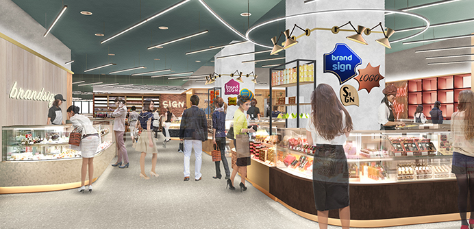 スイーツのフロア フロア コンセプトのご紹介 渋谷 東急フードショー 7 10 Grand Open 東急百貨店公式ホームページ