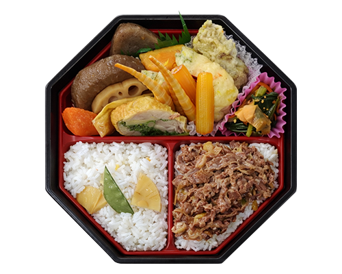 〈まつおか〉 春の人気ご飯二色弁当