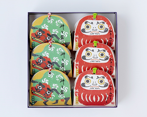 〈笹屋伊織〉 おきあがりこぼし・獅子舞詰合せ