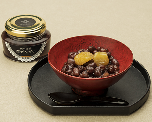 〈くら吉〉 善兵衛栗 栗ぜんざい