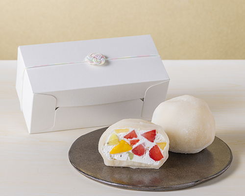 〈覚王山フルーツ大福 弁才天〉 ミックスフルーツ大福(水引付き2個セット)