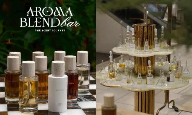 〈アロマブレンドバー〉 AROMABLENDBAR – 香りの旅