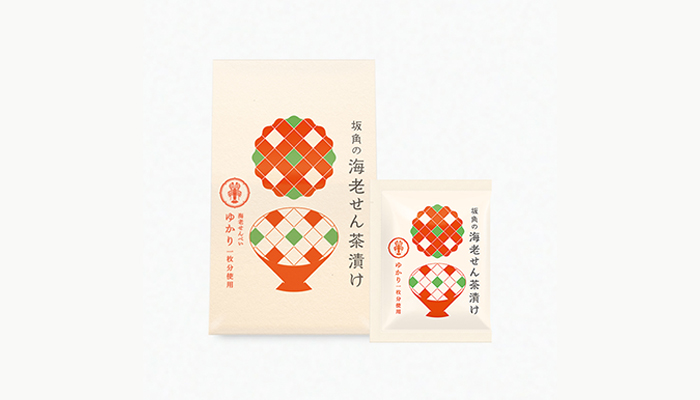 坂角の海老せん茶漬け